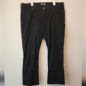 Levi's Classic Straight Black Jeans Size 20W